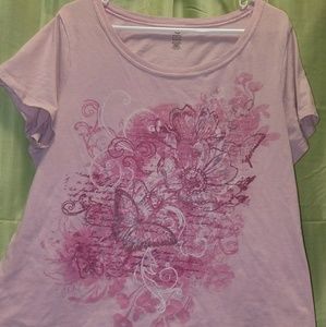 Pink Flower Tee